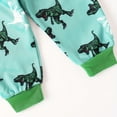 thumbnail image 7 of Afdoent Toddler Boy Clothes Soft Dinosaur Print Hooded Outfit For Baby Boys Toddler Two Piece Set Long Sleeve Top And Pants Playwear 9-12 Months, 7 of 7