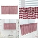thumbnail image 4 of Cenefa de ventana de cuadros Zulema cortinas de cocina rojo 130x41cm, 4 of 8