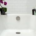 thumbnail image 6 of Westbrass 27" Cable Drive Bathtub Pop-Up Drain with Rotary Overflow and Polyethylene Tubes & Fittings, Satin Nickel, 6 of 9
