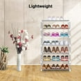 thumbnail image 5 of Etaoline 4-Tier Stackable Shoe Rack, Milky White, 5 of 6