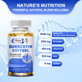 thumbnail image 6 of (2 Pack)Alliwise Quercetin Softgel Supplement,Support Antioxidant Immune & Heart Health,120 Capsules, 6 of 8