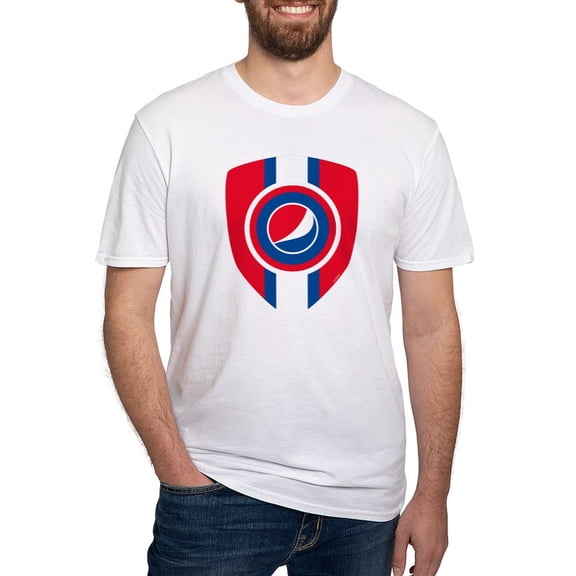 CafePress - Pepsi Varsity Badge 6 Fitted T Shirt - Fitted T-Shirt, Vintage Fit Soft Cotton Tee