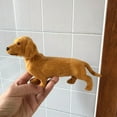 thumbnail image 6 of Cadorn 1PCS Simulated Dachshund Animal Model, Realistic Lifelike Dog Figure with Detailed Features for Home Decor, Pet Lover Gift, Collectible Display, 6 of 6