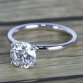 thumbnail image 2 of 3Ct Lab Created Diamond Round Cut Engagement Ring 14K White Gold Plated, 2 of 3