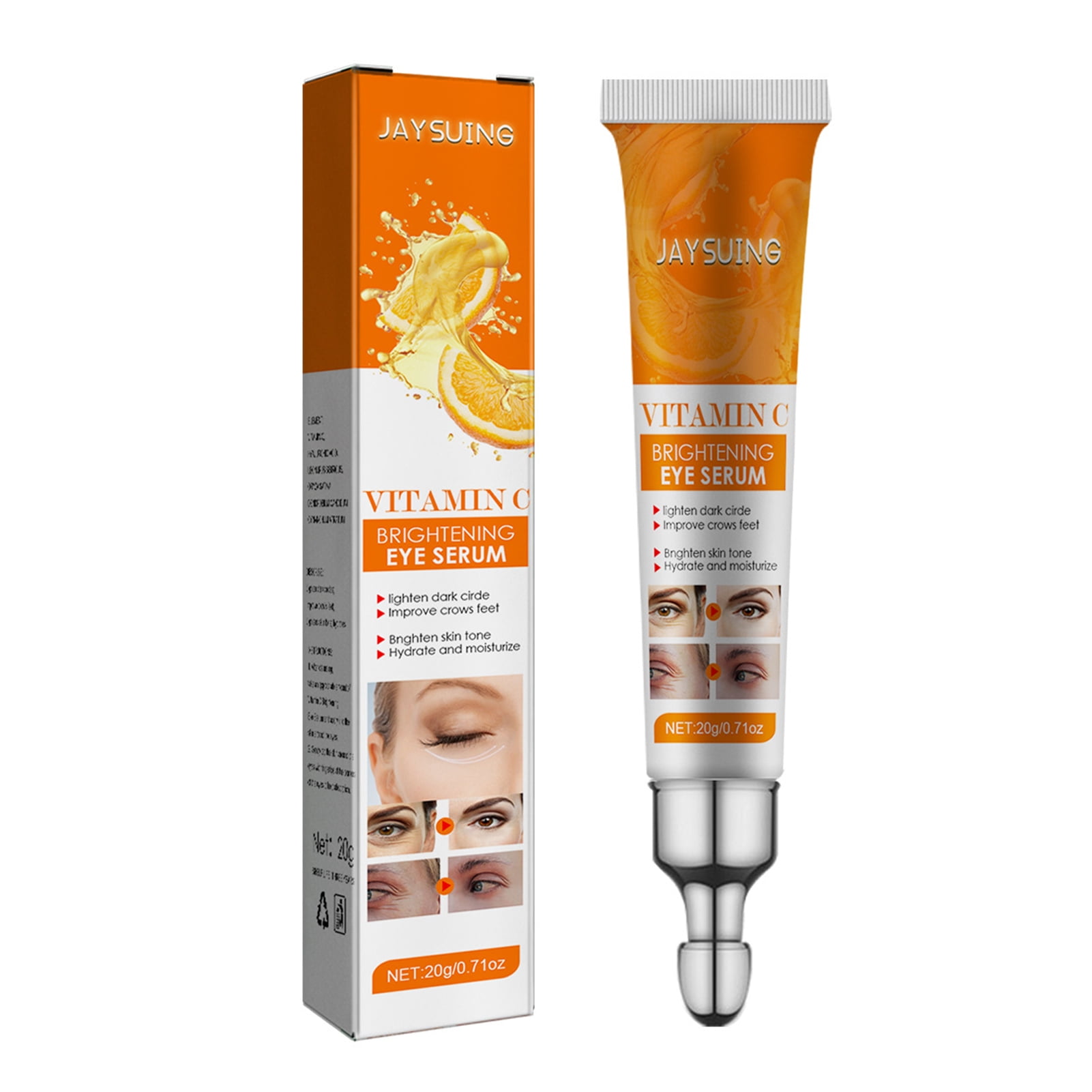 Jaysuing Vitamin C Tighten Firming Brightening Eye C-ream for Dark ...