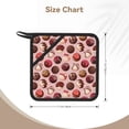 thumbnail image 2 of 2PCS Pot Holders for Kitchen - Heat Resistant Silicone Pot Holders with Hanging Loop, Delicate Chocolate Ball Print Non Slip Oven Hot Pads, Potholders for Decor Baking Cooking Kitchen, 2 of 6