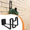 thumbnail image 1 of Soporte para manguera de agua, colgador de manguera, resistente, de hierro, para pared, organizador de cables, gancho para garaje y patio exterior., 1 of 6