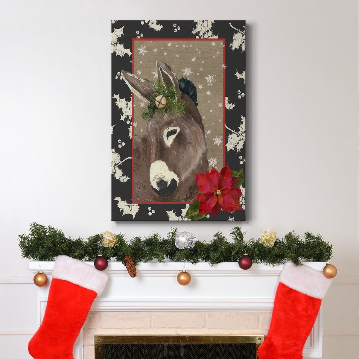 County Christmas Farm III- Gallery Wrapped Canvas
