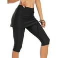 thumbnail image 4 of SAYFUT Women's Swim Bottoms High Waist Swimsuit Pants Swimwear with Attached Skirt Tight Leggings, 4 of 7