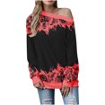 thumbnail image 1 of Sudadera Para Mujer, Sudaderas Con Cuello Redondo, Blusa de Manga Larga Con Estampado de Festival A La Moda, Suéter Informal, Tops, Camisetas de Chándal Odeerbi ODB132815, 1 of 5