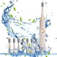 thumbnail image 1 of PRETXORVE , Toothbrush with 8 Brush Heads, 5 Cleaning Modes, IPX7-Newly Upgraded, Longer, Faster Charging, 1 of 9