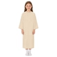 thumbnail image 2 of dPois Robe Confortable pour Enfants Unisexe, Robe de Patient, Robe d'Hôpital, Vêtement Doux et Adaptatif, Robes Postchirurgie de l'Épaule, Kaki 8, 2 of 7