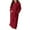 Red, variant on Lined Long Robes for Women Belted Bathrobe Absorbent Shawl Collar Long Sleeve Fleece Robes with Pockets Sleepwear