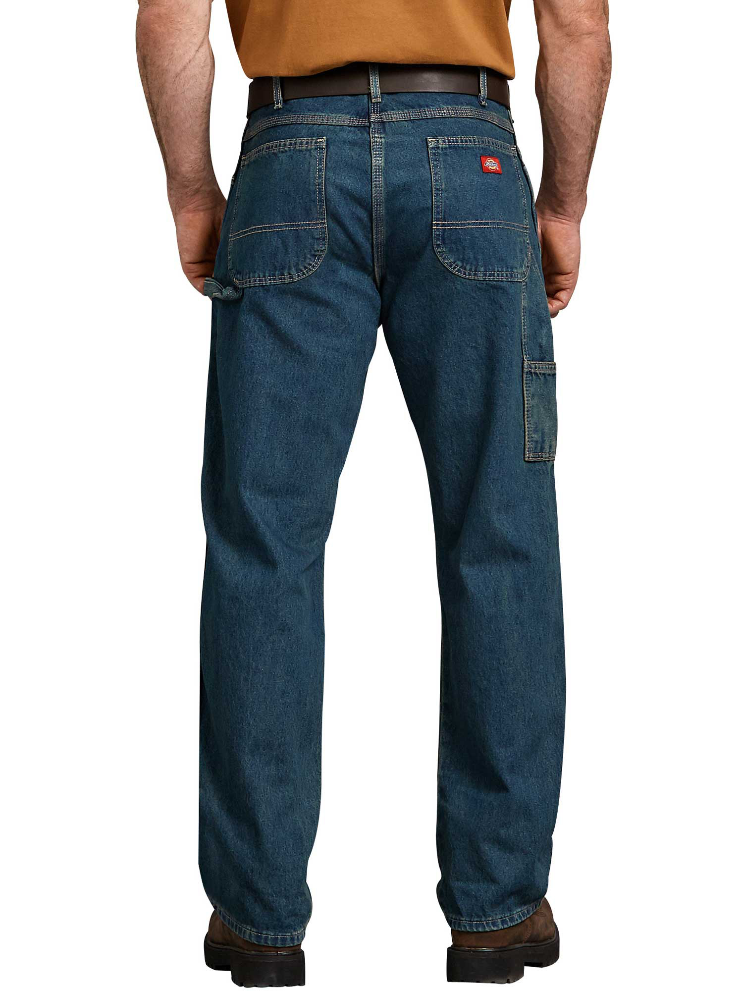 Dickies Mens and Big Mens Relaxed Fit Stonewashed Carpenter Denim Jeans - image 3 of 3