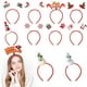 thumbnail image 3 of Nueva diadema de muñeco de nieve de Papá Noel de Navidad bonita de dibujos animados de Amazon para decoración para fiesta de Navidad accesorios para el cabello suministros para fiestas, 3 of 4