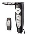 Comfort Zone Large 3-Speed Oscillating Pedestal Fan, Adjustable Height/Tilt, Auto Shutoff Timer, 18 Inches, Black