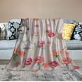 thumbnail image 2 of Nawypu Winter Fall Throw Blanket for Couch Pink Swan Rabbit Pattern Cozy Flannel Blanket Throw, Soft Throw Blanket for Bed or Bed Throws for Sofa, Lightweight Throws for Gifts, 2 of 6