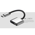 thumbnail image 3 of Conector de sonido para Auriculares de 3,5 Mm Que Carga El Adaptador Del Cable Plata shamjiam Adaptador de carga de auriculares USB C, 3 of 9