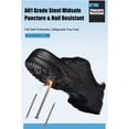 thumbnail image 4 of SKIUHS Men's & Women's Safety Work Shoes – Full-Grain Leather Upper Steel Toe Puncture Resistant Acid & Alkali Resistant Heat Resistant Slip Resistant Work Shoes, 4 of 7