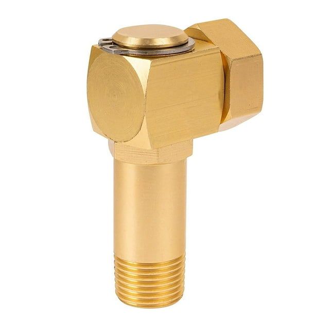 WREESH Brass Hose Reel Parts Fittings,Garden Hose Adapter, Brass Replacement  Part Swivel Clearance 