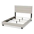 thumbnail image 6 of Baxton Studio Ansa Modern and Contemporary Beige Fabric Upholstered Queen Size Bed, 6 of 8