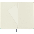 thumbnail image 5 of Moleskine Classic Notebook, Hard Cover, Large (5" x 8.25"), Squared, Sapphire Blue, 5 of 7