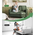thumbnail image 6 of Welzona 51" Corduroy Loveseat Sofa, Small 2-Seater Couch for Small Spaces, Tool-Free Assembly,Green, 6 of 8