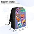 thumbnail image 4 of tties Backpack Cartoon school Bag Travel Bag Portable Computer Bag, 4 of 5