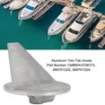 thumbnail image 3 of Anodo de Pestaña de Ajuste de Aluminio, Resistencia Confiable 888761Q04 A Prueba de Óxido para Barcos Fuer de las Embarcaciones, 3 of 7
