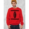 thumbnail image 3 of Halloween Crayon Shirt Costume For Teams Groups Crewneck Sweatshirt, XL, Red, 3 of 6