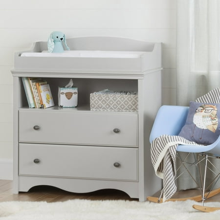 South Shore Angel Changing Table with Drawers, Multiple (Best Baby Dresser Changing Table)