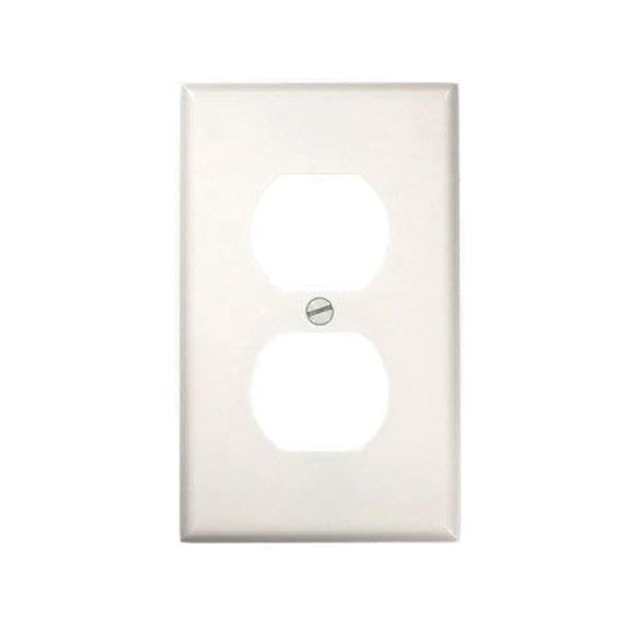 RECEPTACLE WALLPLATE1GWH (Pack of 20)