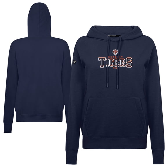 Women's Levelwear Navy Detroit Tigers Adorn Journey Hoodie