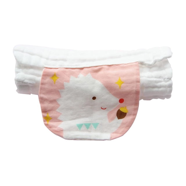 Toalla De Algodón 100% Para Sudor De Bebé, Toallita Absorbente De Sudor Infantil Con Patrón De Dibujos Animados Impermeable Para Goteo De Saliva Serendint BA000702-01