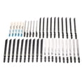 thumbnail image 1 of Jigsaw Blade, High Speed Steel Reciprocating Saw Blades 40Pcs 6 Types Wide Application Incisive Teeth  for Plastic, 1 of 8