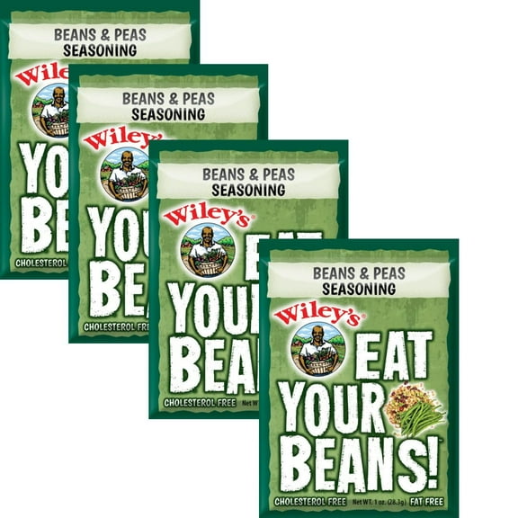 Wiley's Beans & Peas Seasoning 1 oz (Pack of 4)