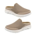 thumbnail image 2 of 1 Paire de Sandales pour Femmes Style Décontracté Portable en Maille Respirante Design Simple Khaki Taille 38, 2 of 9