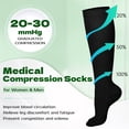 thumbnail image 4 of MARTINE MALL 2 Pairs Closed Toe Compression Stockings, 4 of 7