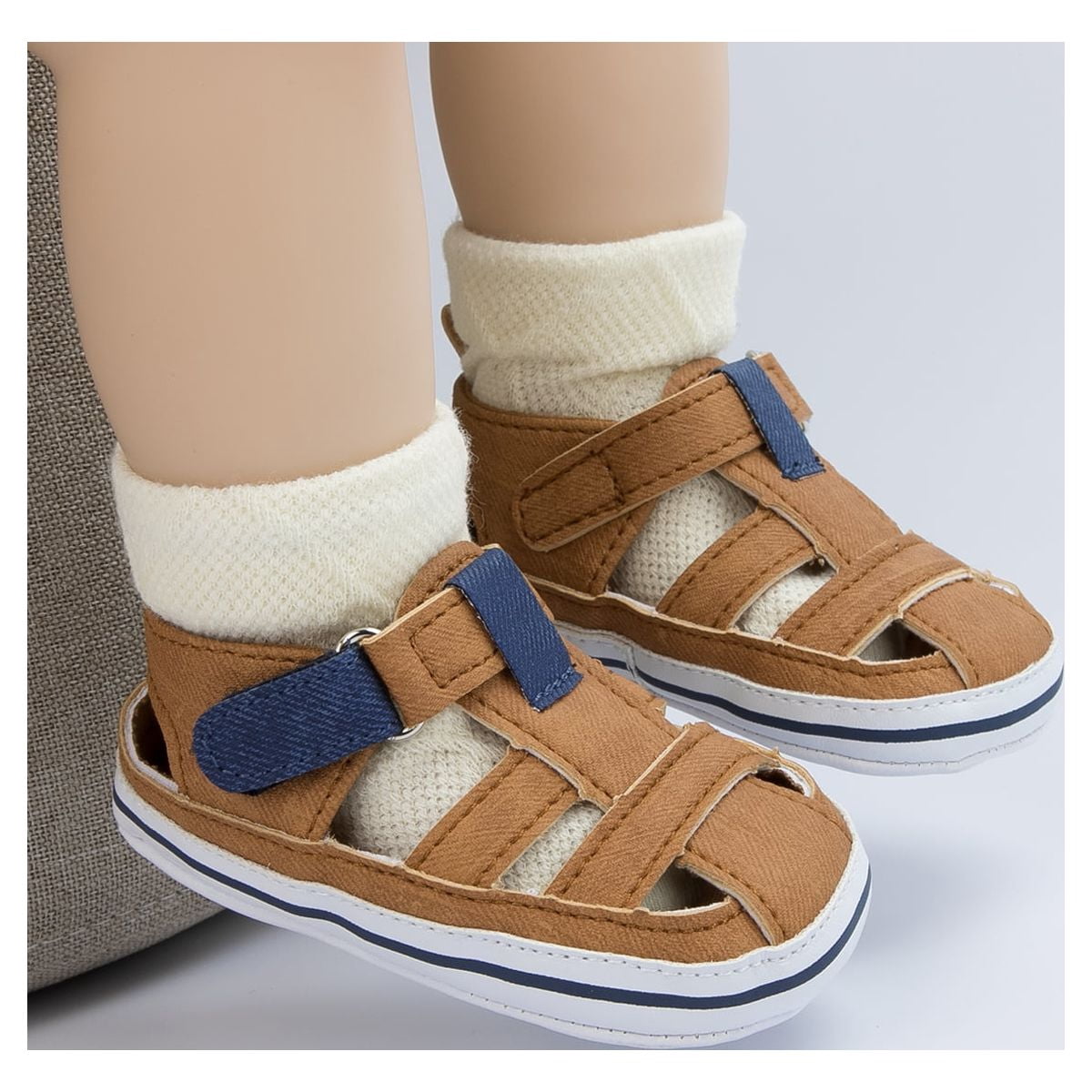HsdsBebe Baby Boys Shoes Infant Summer Sandals Closed Toe Shoe for Newborn 0-18 Months