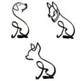 thumbnail image 1 of 3 Esculturas Modernas para Perros Y , Coleccionables, Decoración para Oficina Y Dormitorio BLESIY Estatuilla de animales, 1 of 7