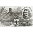 thumbnail image 2 of John Bunyans Cottage In Elstow  Bedfordshire  England Seen In The Late 19Th Century. John Bunyan  1628 Print, 2 of 2