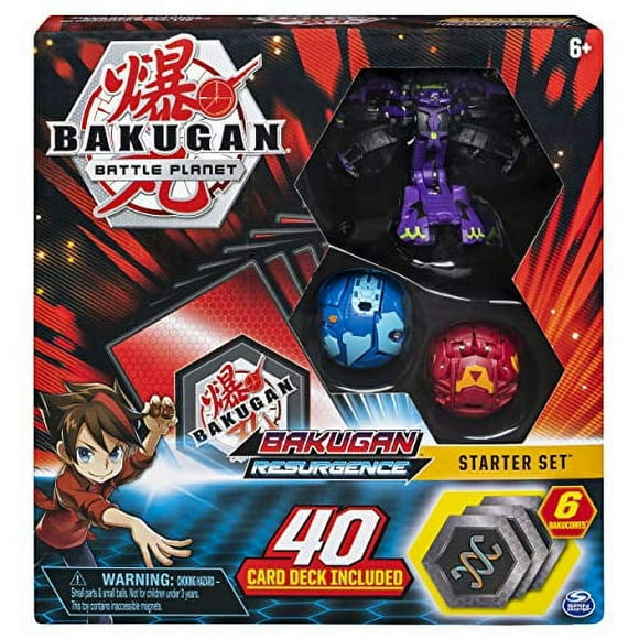 Bakugan, Battle Brawlers Starter Set with Transforming Creatures, Darkus Hydranoid, for Ages 6 & Up