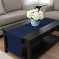 thumbnail image 4 of Solid Dark Blue Table Runner 120 Inches Long, Minimalism Abstract Denim Texture Kitchen Coffee Dining Table Decoration for Home Party Birthday Wedding Home Decor 13x120 Inches, 4 of 8