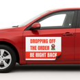 thumbnail image 1 of Dropping Off The Orrder Car Magnet Sign by DC | Flexible Car Magnetic Sheets with Adhesive Backing | 12"x18" Bumper Magnet Sticker for Vehicles, Trucks & Business Advertising Signs 2 PC | USA Made, 1 of 7