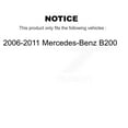 thumbnail image 2 of Transit Auto Rear Coated Disc Brake Rotors and Semi-Metallic Pads Kit for Car 2006-2011 Mercedes-Benz B200 KGF-101484, 2 of 11