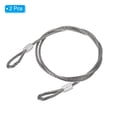 thumbnail image 3 of Unique Bargains Stainless Steel Cable, 2 Pack PVC Coated 3/16' Wire Rope for Deck Railing 3.3ft, 3 of 4