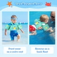thumbnail image 6 of MoKo Toddler Swim Vest for Kids 20-30-50lbs, Swim Arm Floaties Pool Learning Swimming Training Equipment, Indigo Starfish, 6 of 6