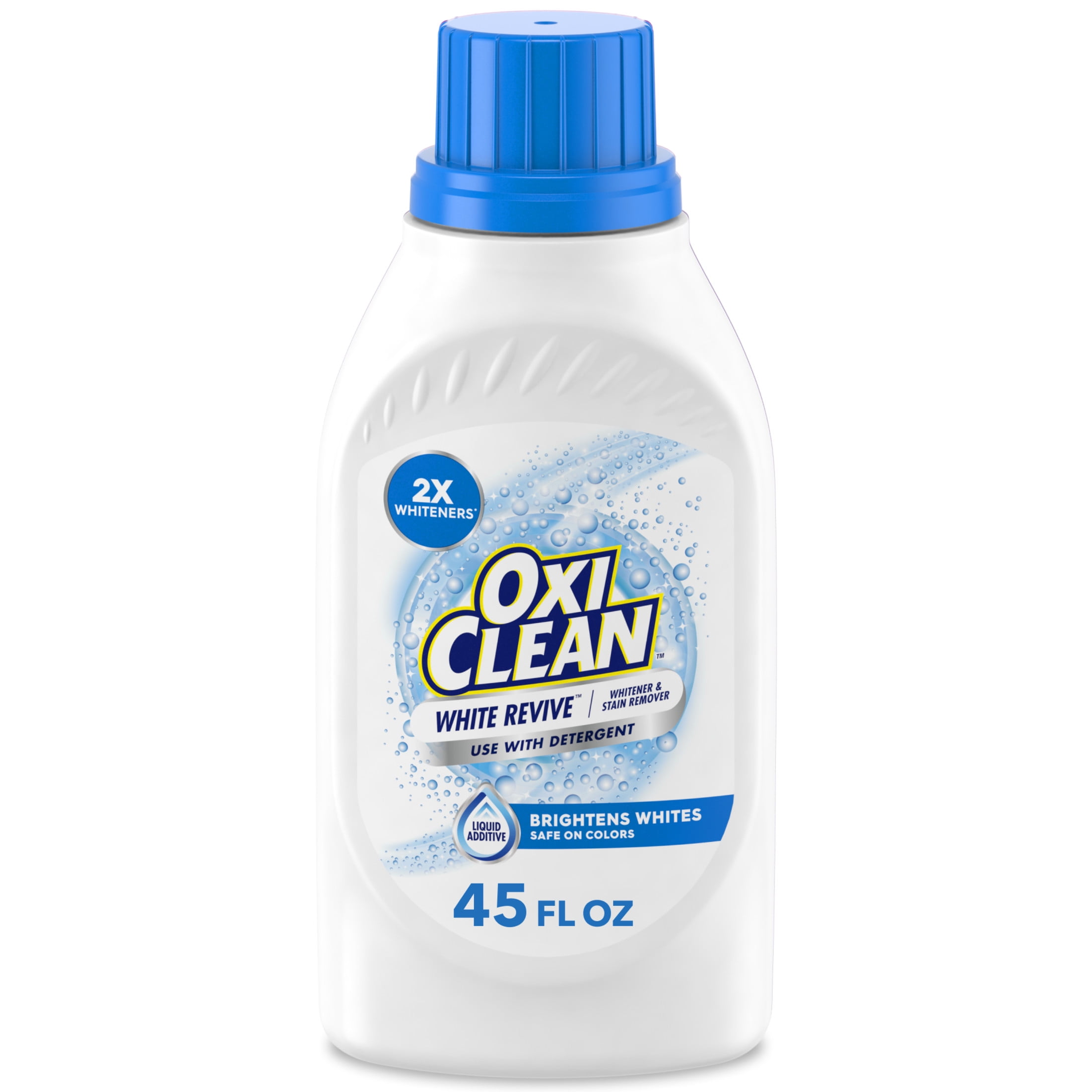 OxiClean White Revive Whitener & Stain Remover Liquid Additive, 45