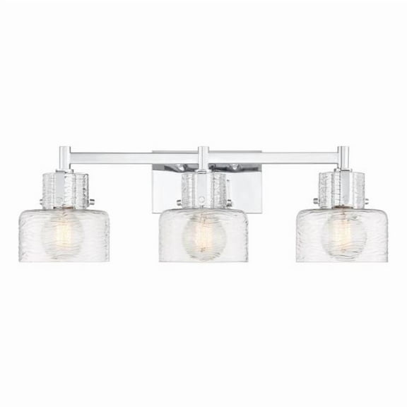 Savoy House 8-1030-3-11 Dover 3-Light Bathroom Vanity Light in Chrome