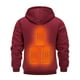 thumbnail image 4 of Manta, manta para sofá, sudadera con capucha térmica de moda, batería de larga duración, batería de alta capacidad, calefacción ergonómica, sudadera con capucha, 4 of 7